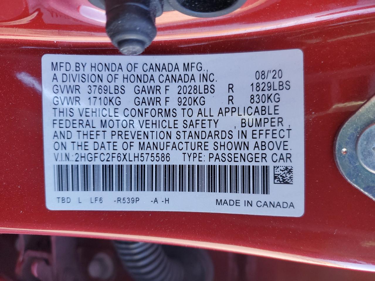 2020 Honda Civic - Image 15