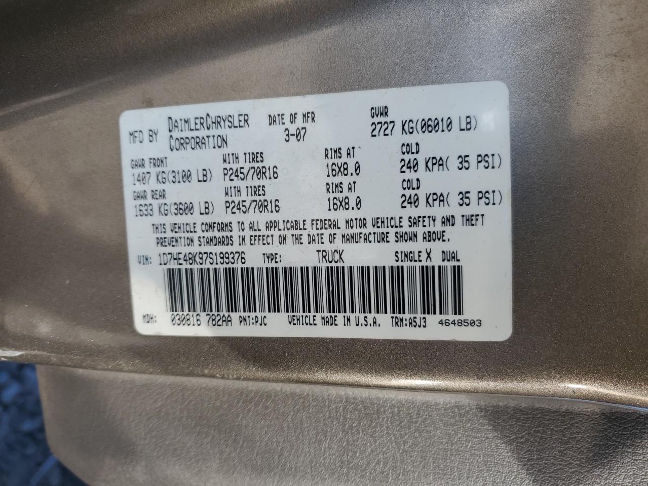 2007 Dodge Dakota - Image 12