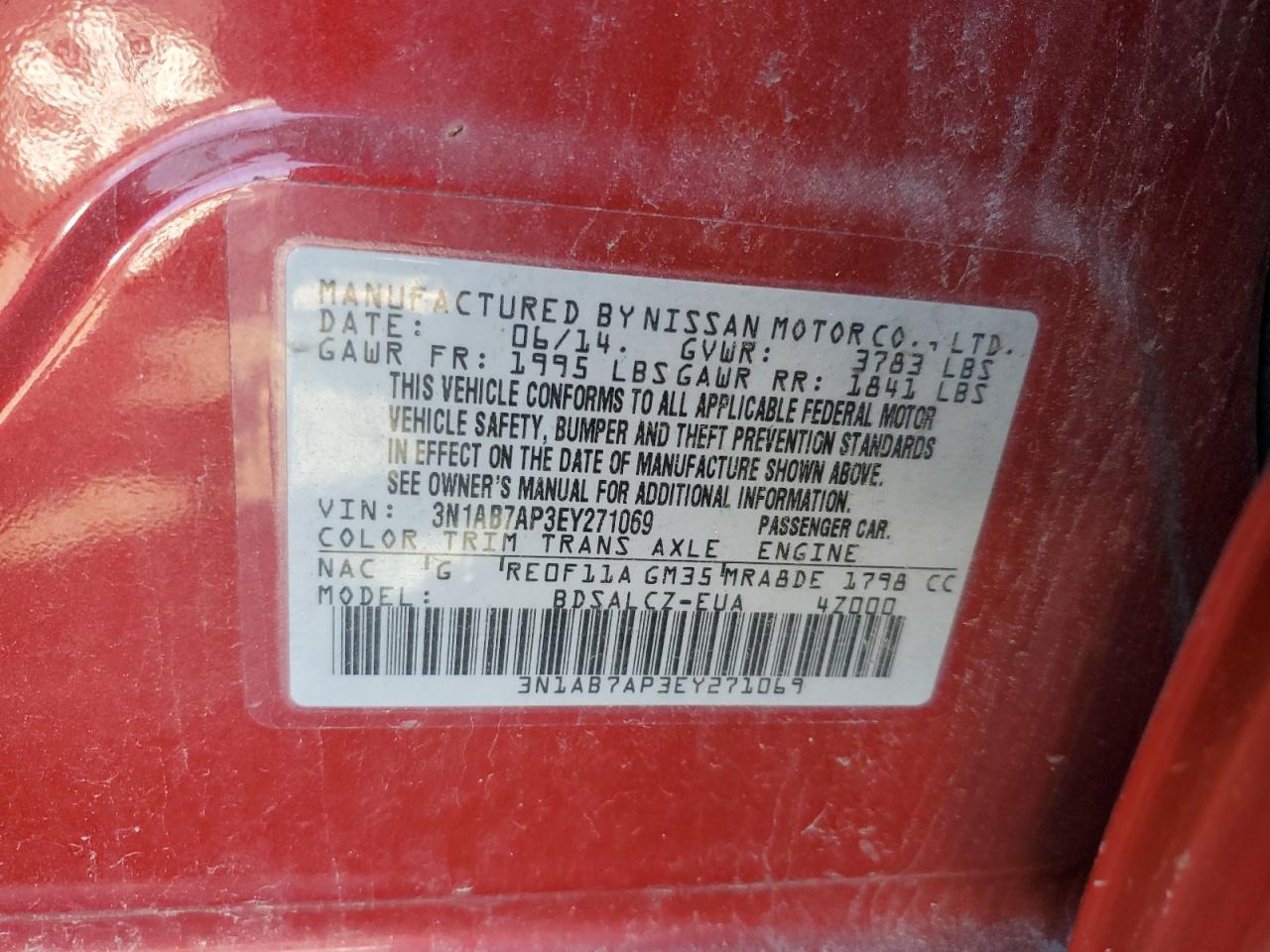 2014 Nissan Sentra - Image 12