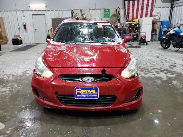  HYUNDAI ACCENT 2014 Красный
