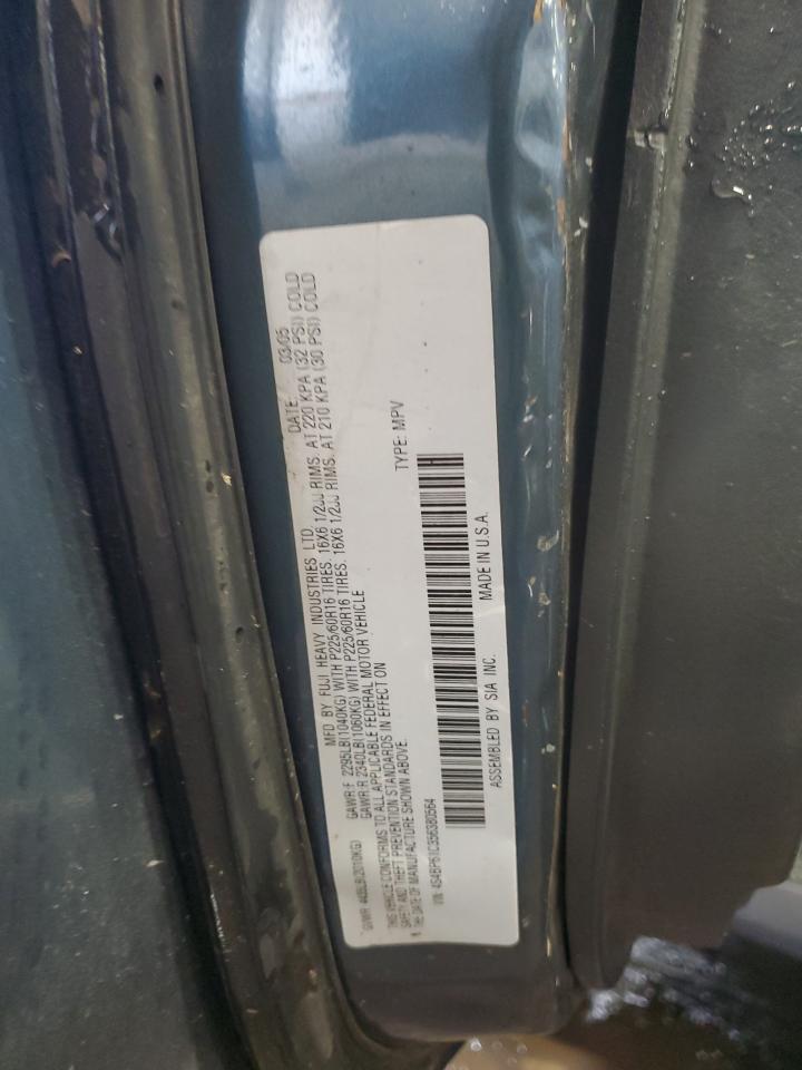 2005 Subaru Legacy Outback 2.5I VIN: 4S4BP61C356380564 Lot: 41770495