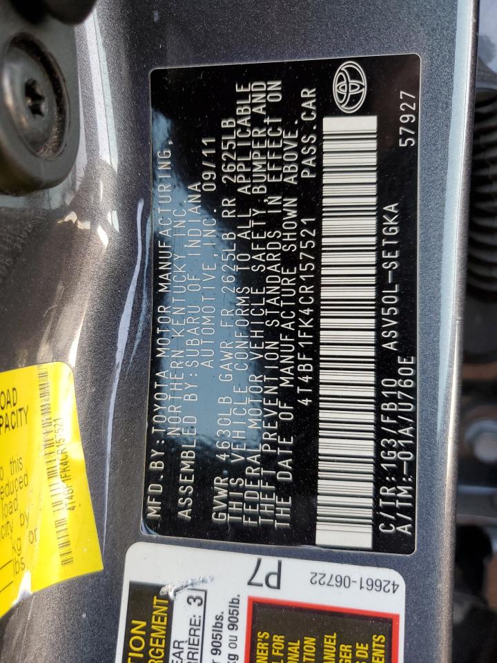 2012 Toyota Camry - Image 14