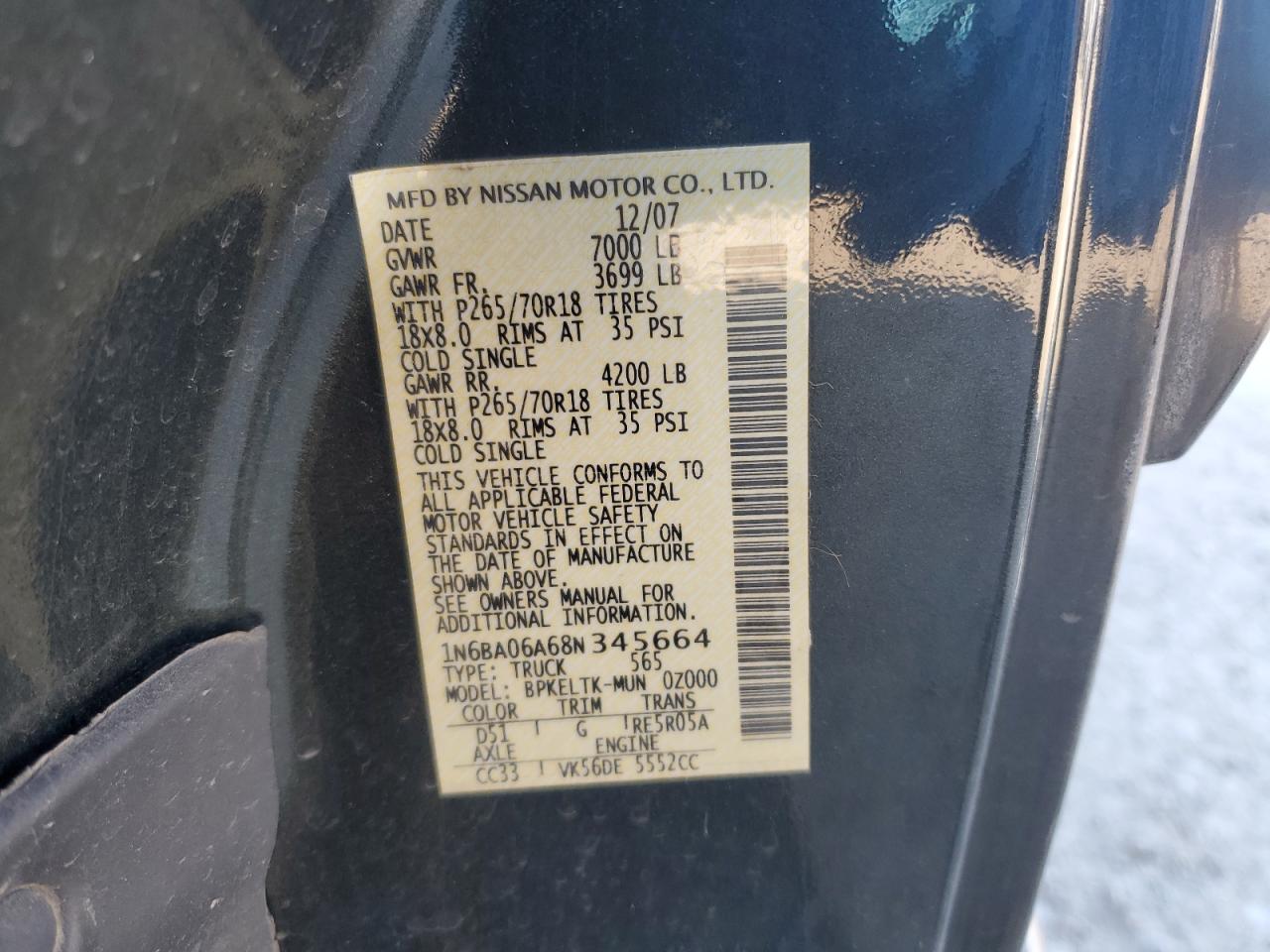 2008 Nissan Titan - Image 12