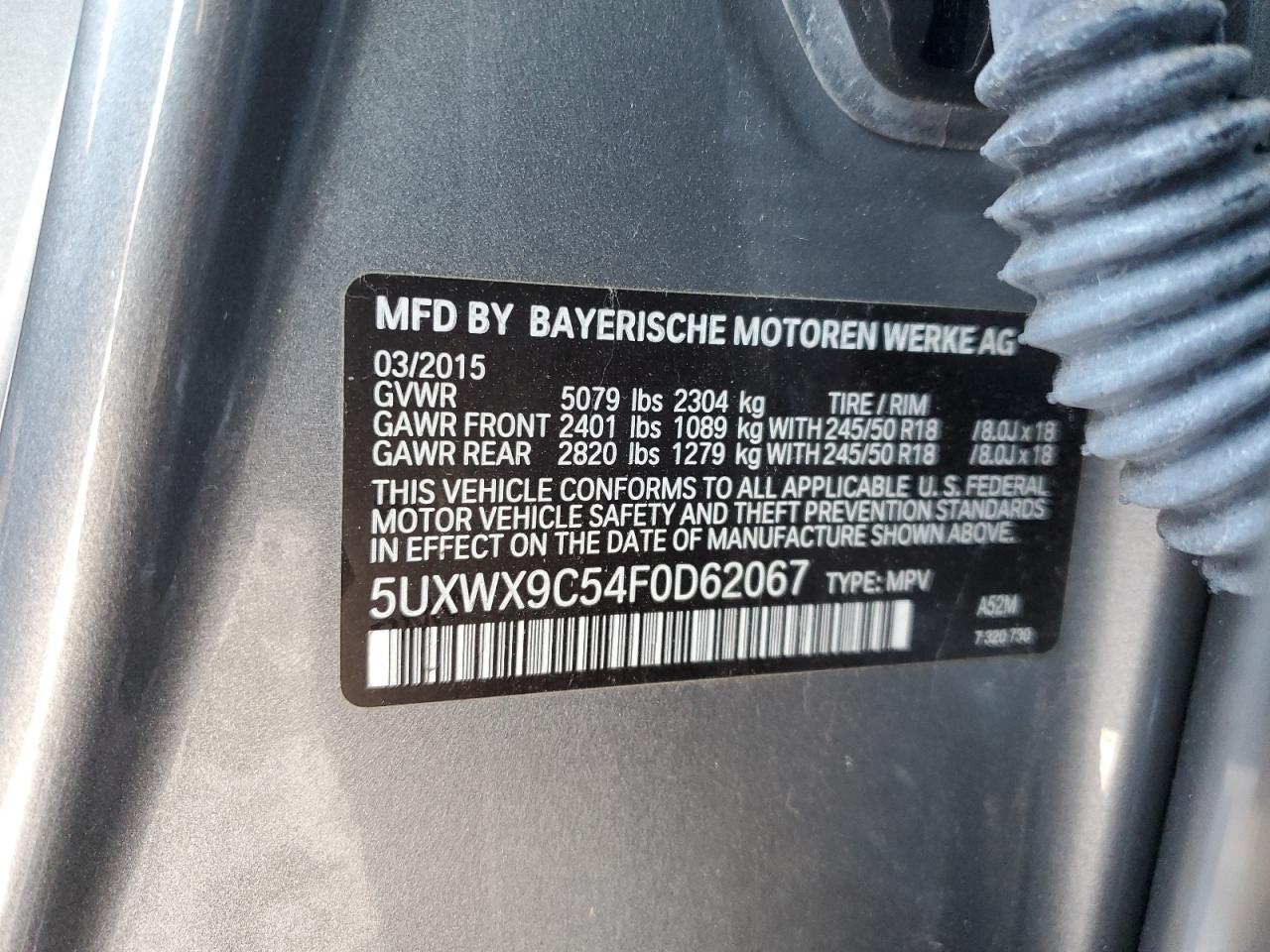 2015 BMW X3 - Image 15