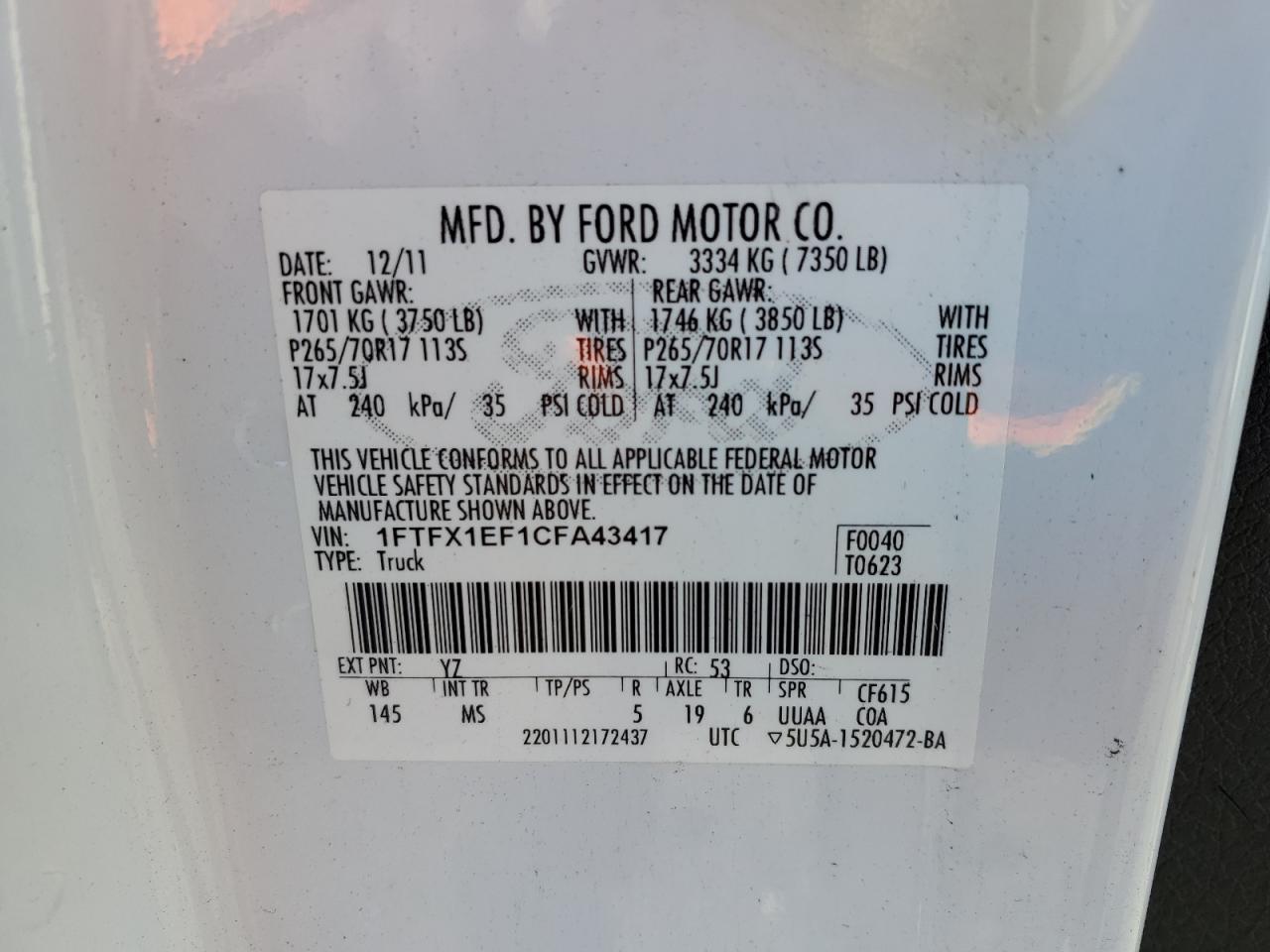 2012 Ford F-150 - Image 12