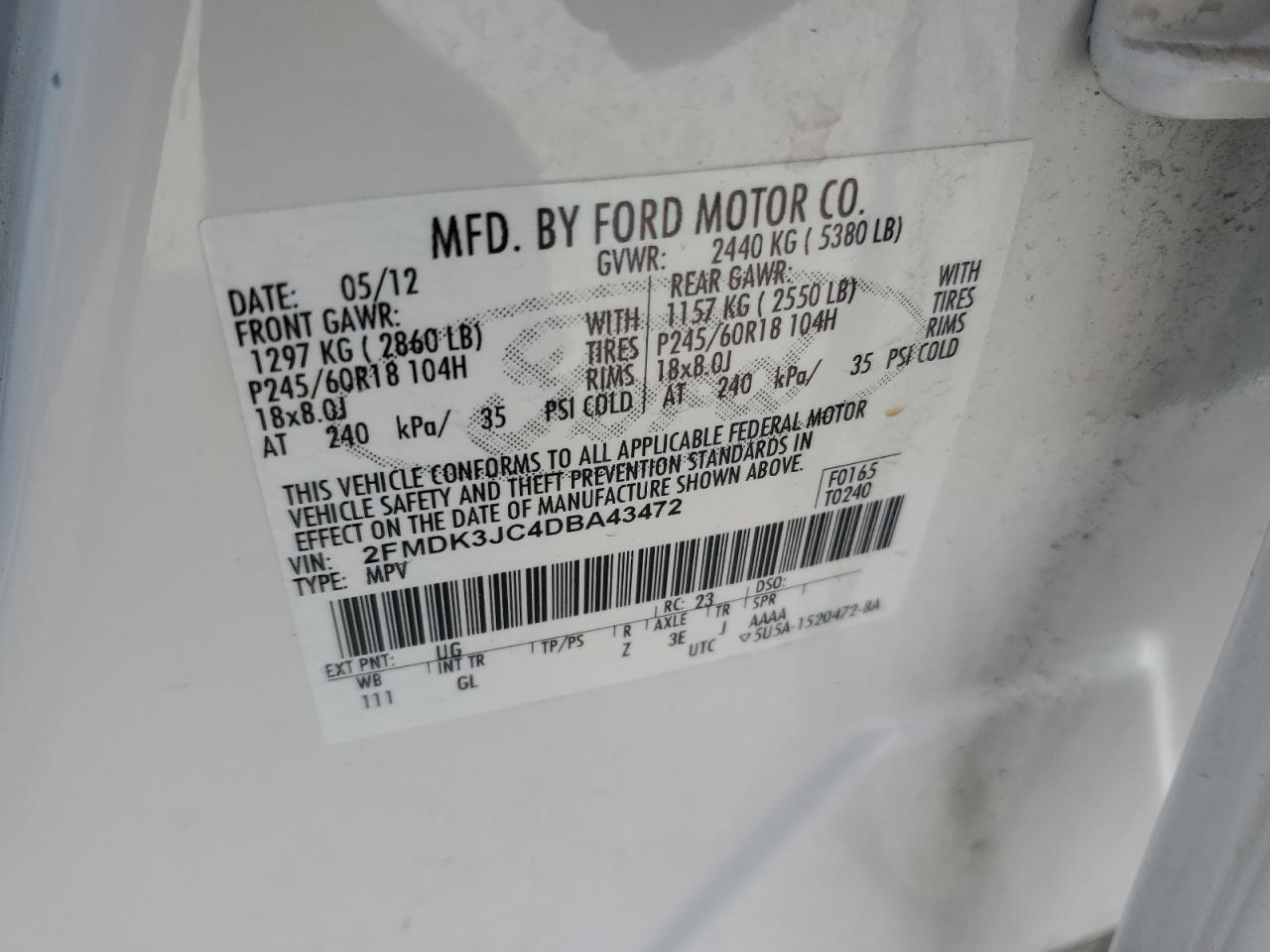 2013 Ford Edge - Image 16