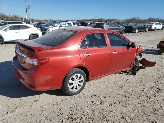 TOYOTA COROLLA 2013 Червоний