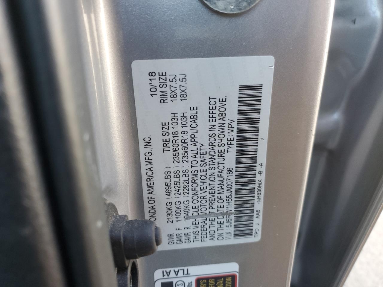 2018 Honda CR-V - Image 12