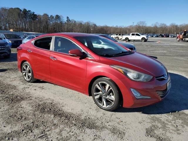 Sedans HYUNDAI ELANTRA 2015 Red