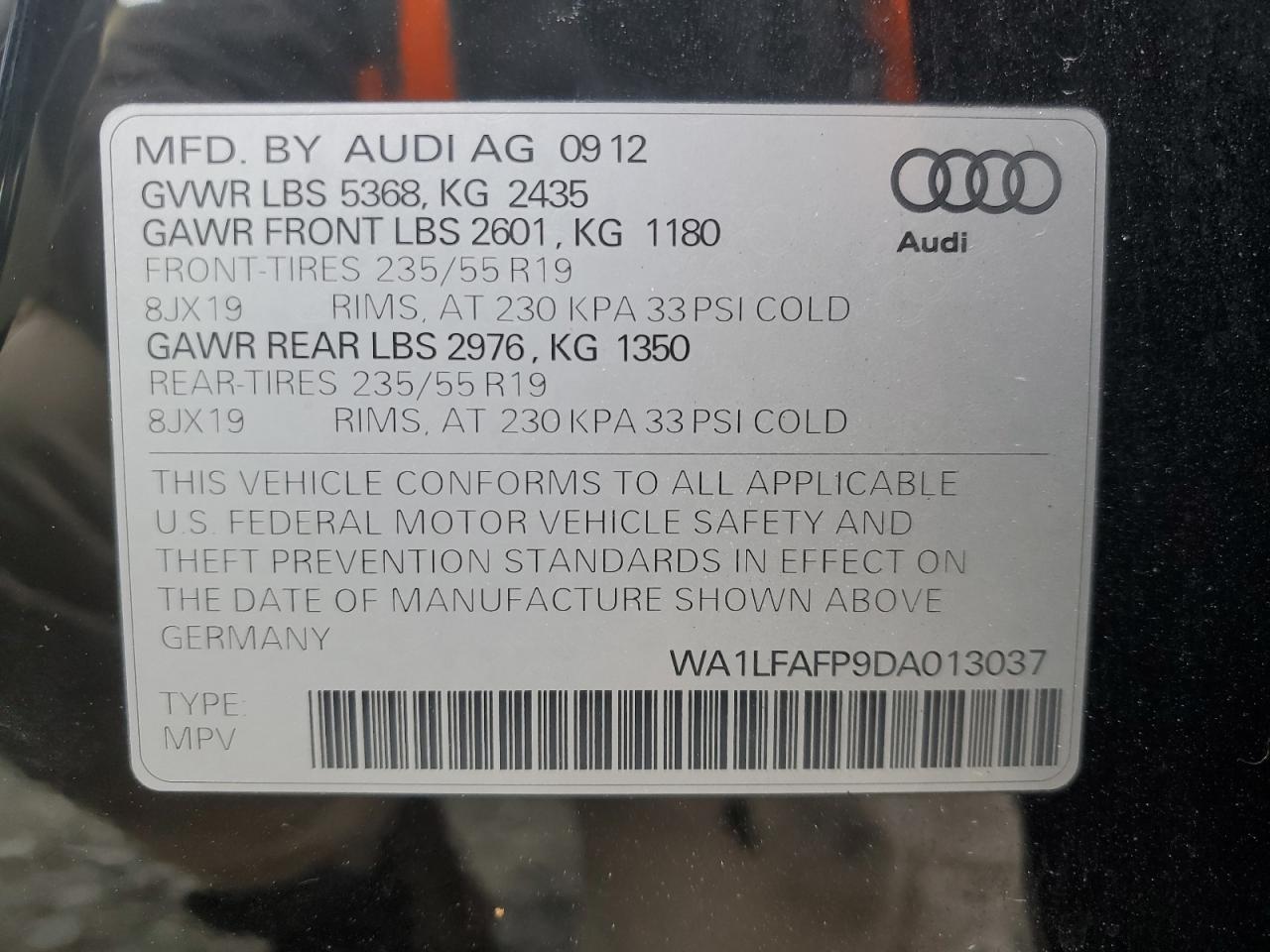 2013 Audi Q5 - Image 13