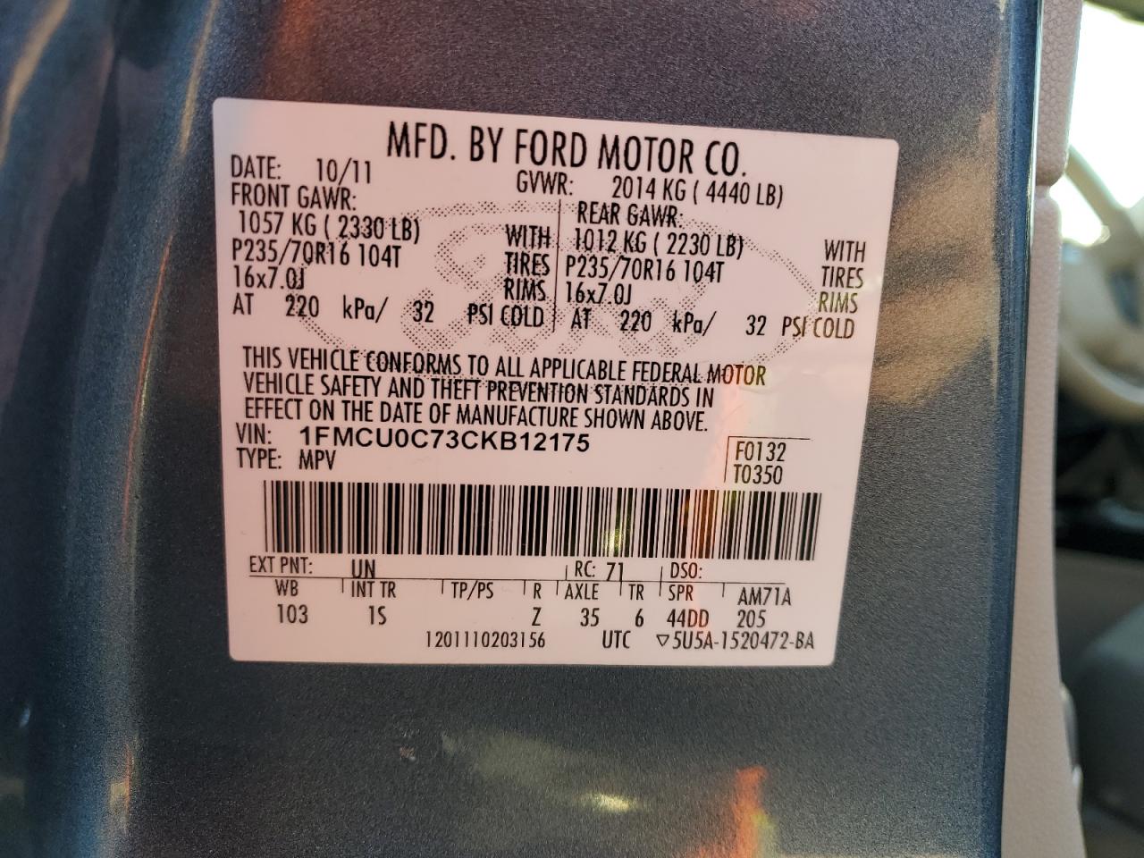 2012 Ford Escape - Image 13