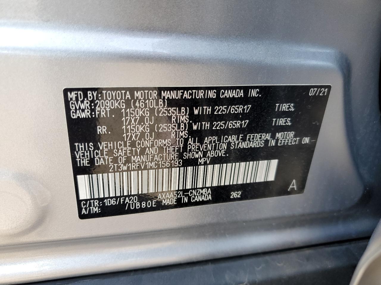 2021 Toyota RAV 4 - Image 13