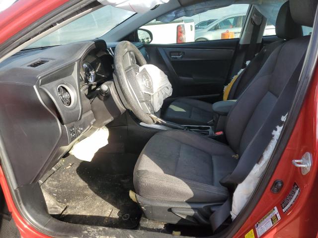  TOYOTA COROLLA 2018 Czerwony