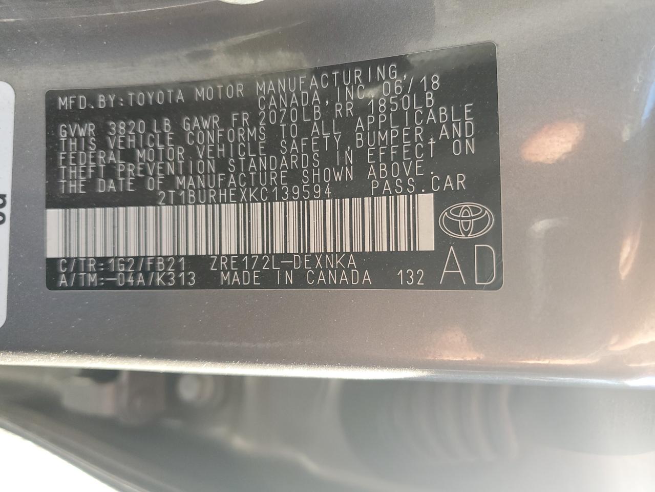 2019 Toyota Corolla - Image 12
