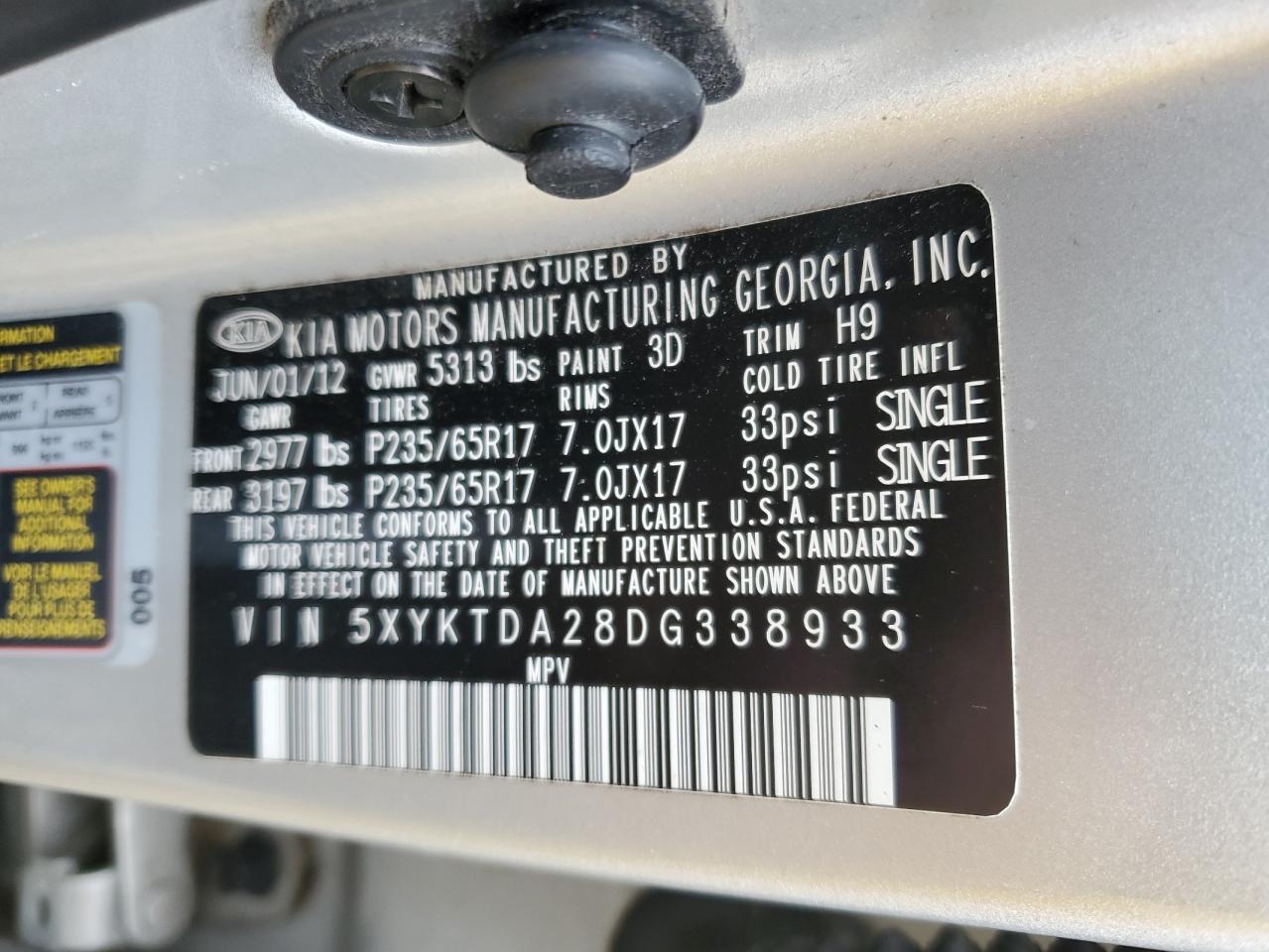 2013 Kia Sorento - Image 13