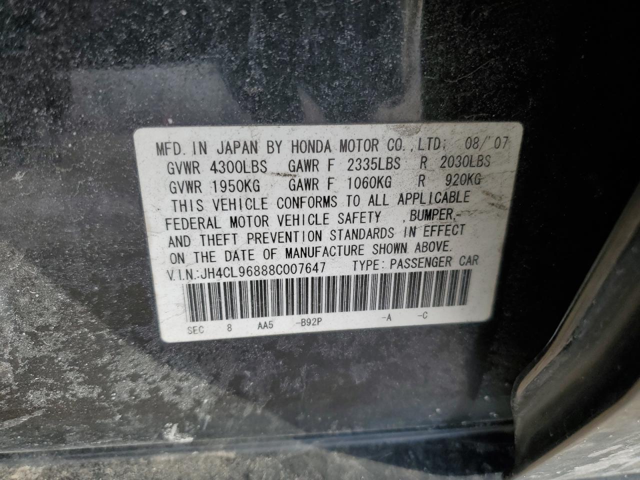 2008 Acura TSX - Image 12