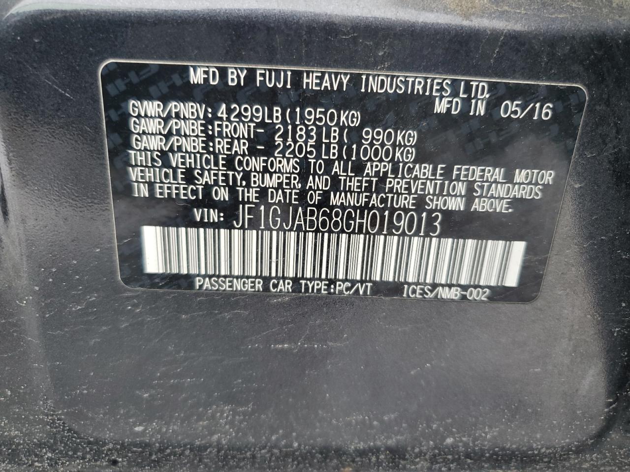 2016 Subaru Impreza - Image 12