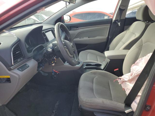 Sedans HYUNDAI ELANTRA 2017 Red