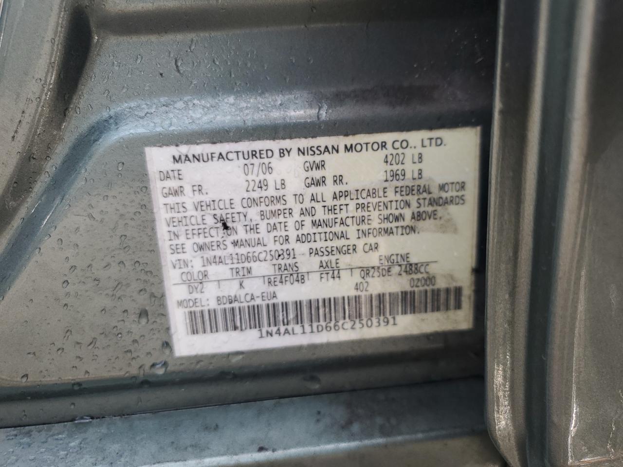 2006 Nissan Altima - Image 12