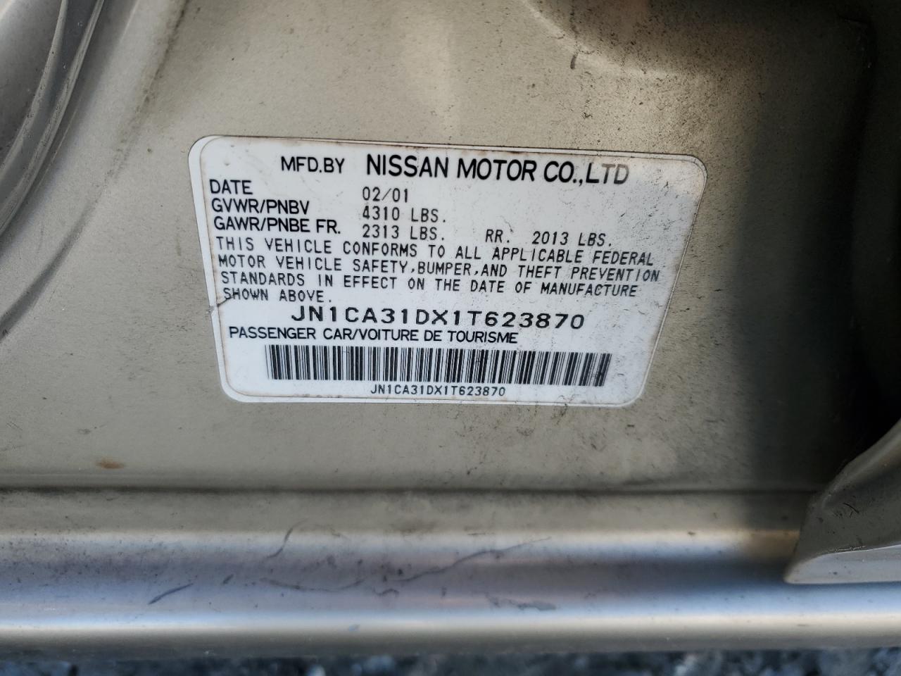 2001 Nissan Maxima - Image 14