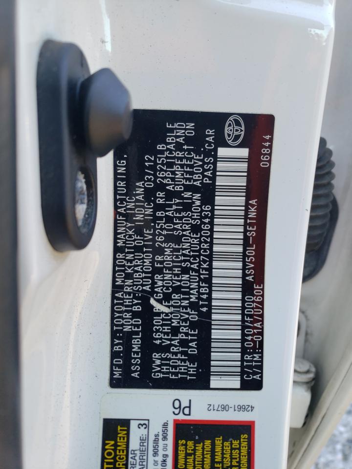 2012 Toyota Camry - Image 12