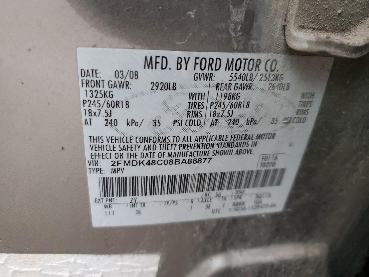 2008 Ford Edge - Image 13