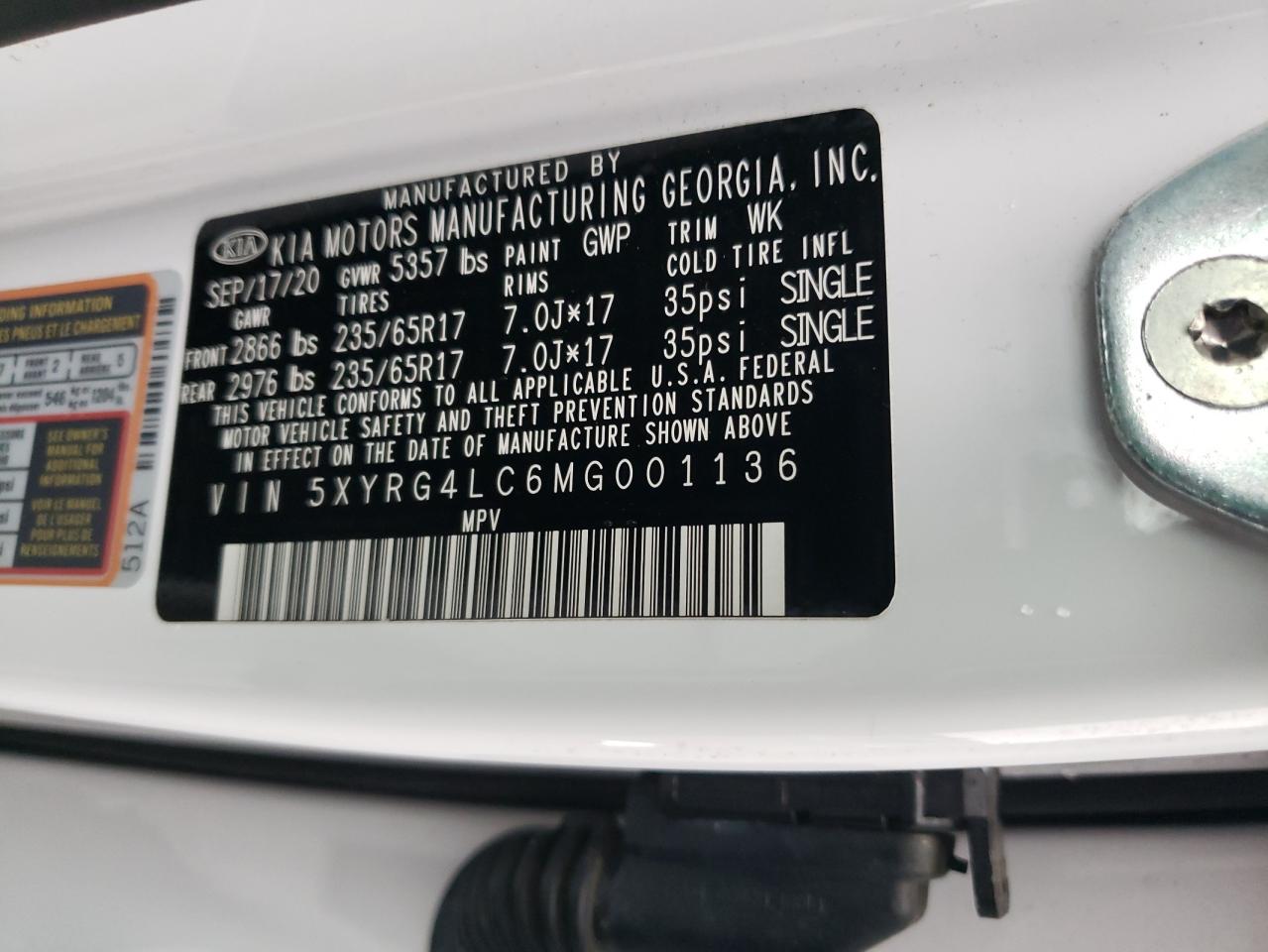 2021 Kia Sorento - Image 14