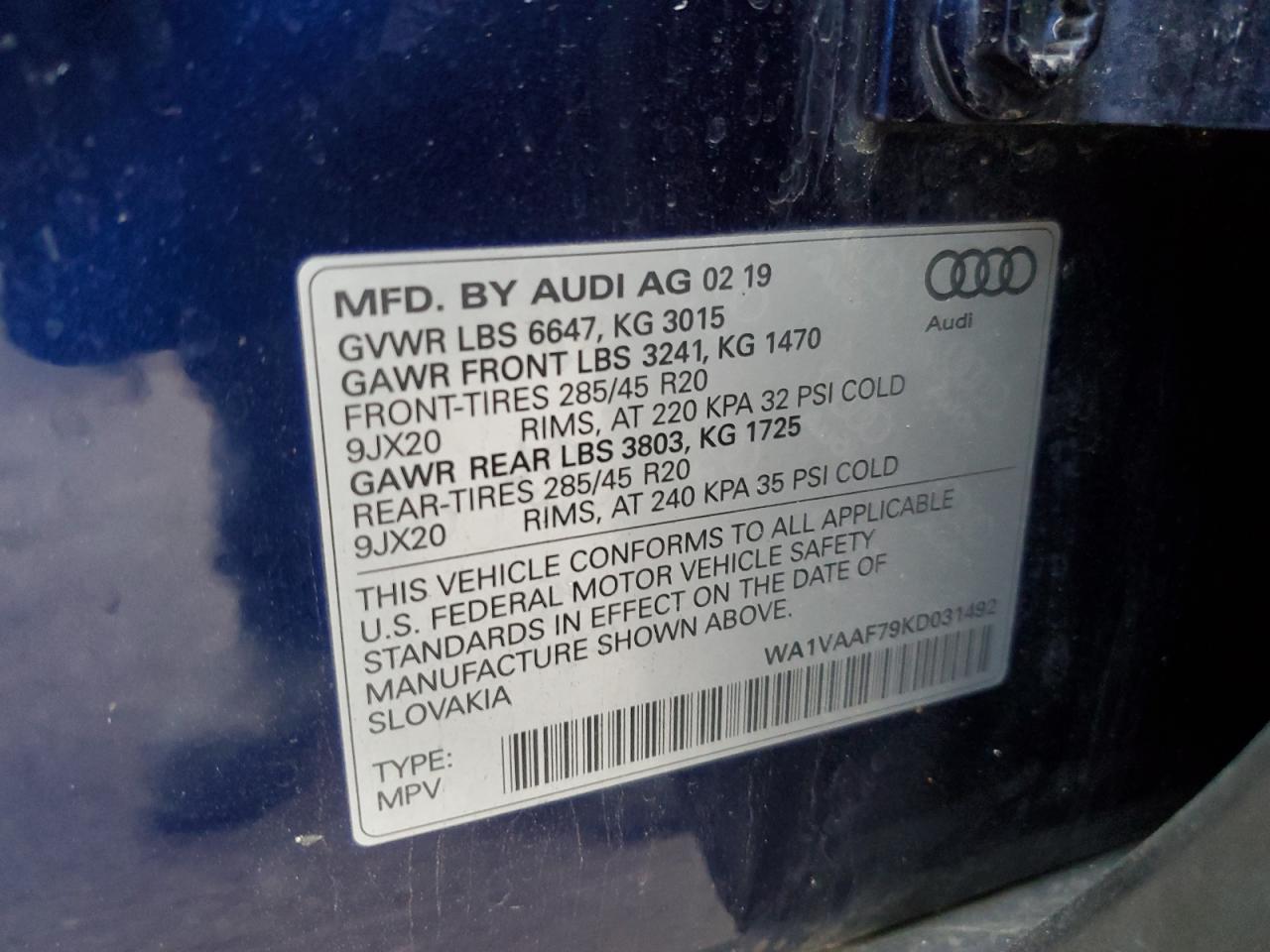 2019 Audi Q7 - Image 12