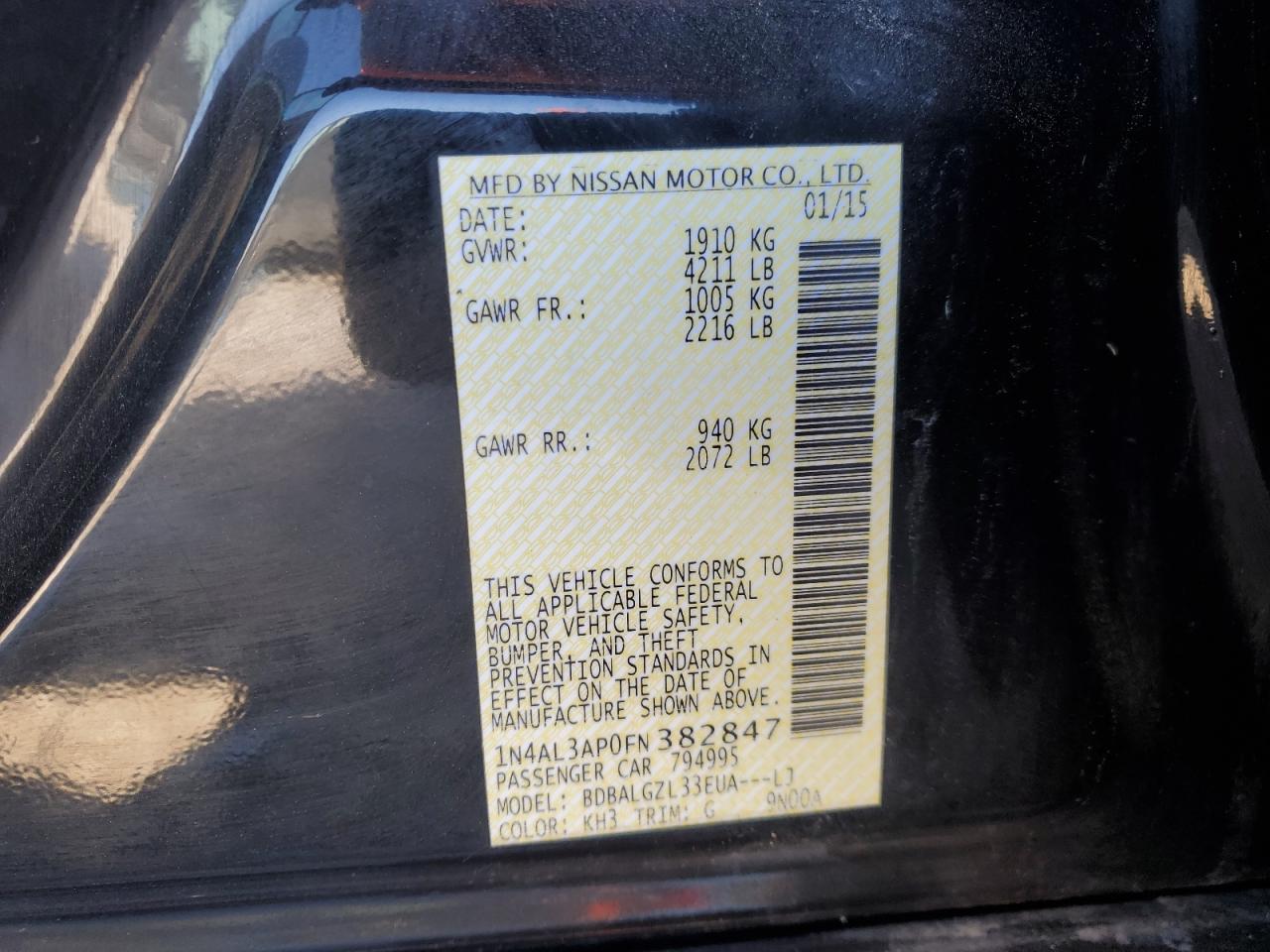 2015 Nissan Altima - Image 13
