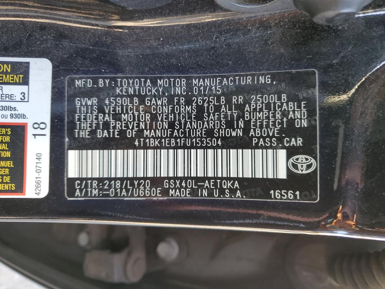 2015 Toyota Avalon - Image 12