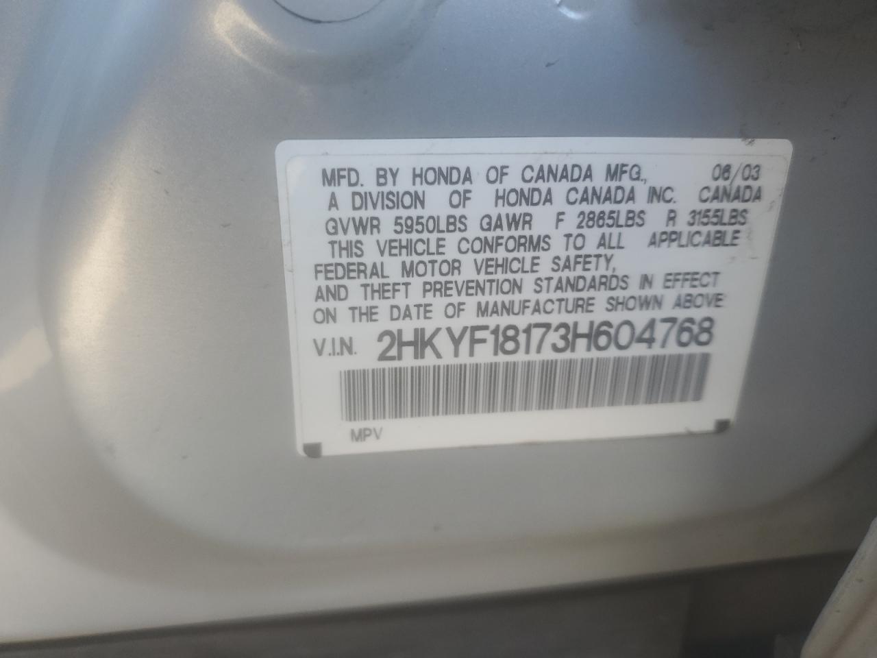 2003 Honda Pilot - Image 13
