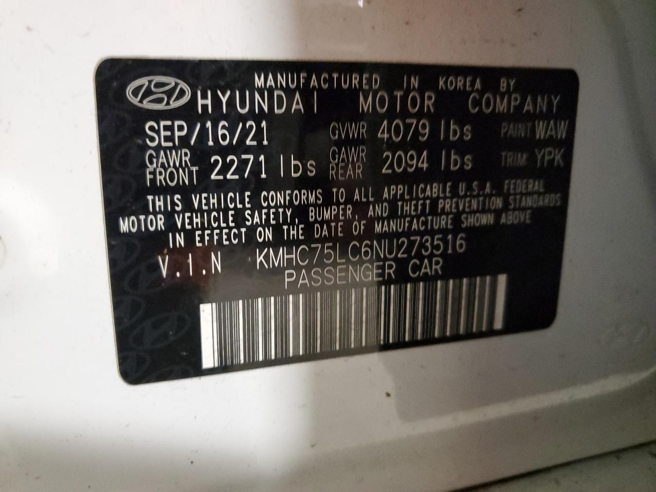2022 Hyundai IONIQ - Image 15