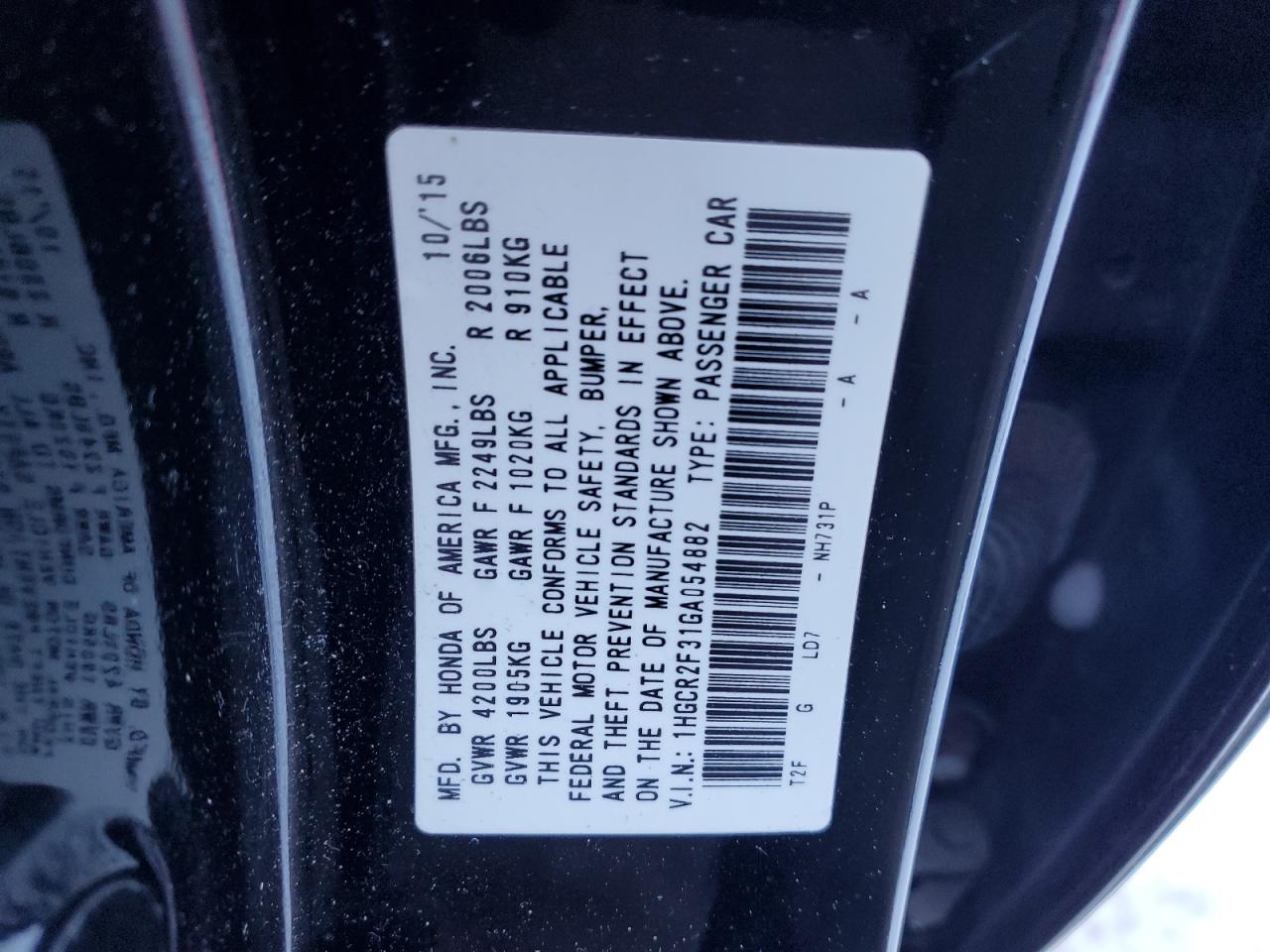 2016 Honda Accord - Image 12