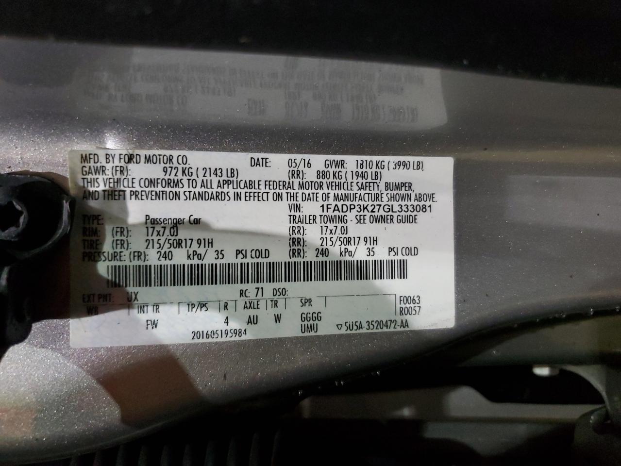 2016 Ford Focus - Image 12