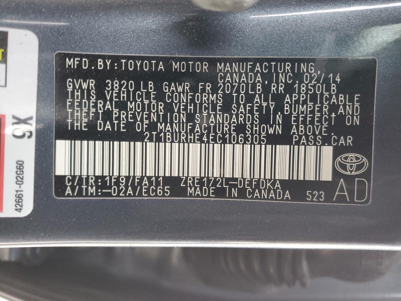 2014 Toyota Corolla - Image 13