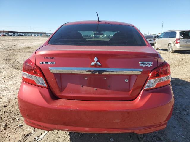  MITSUBISHI MIRAGE 2017 Czerwony