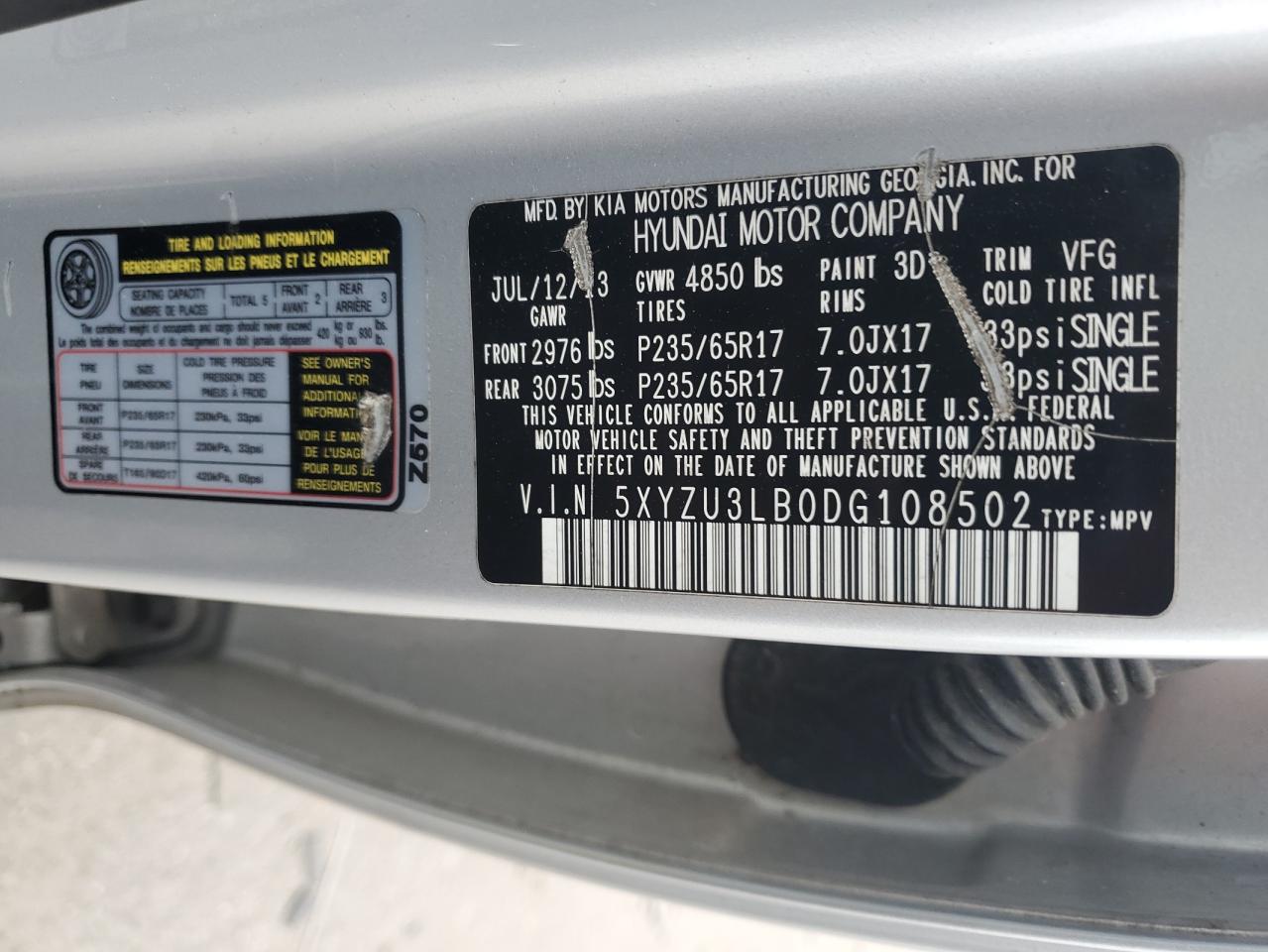 2013 Hyundai Santa Fe - Image 15
