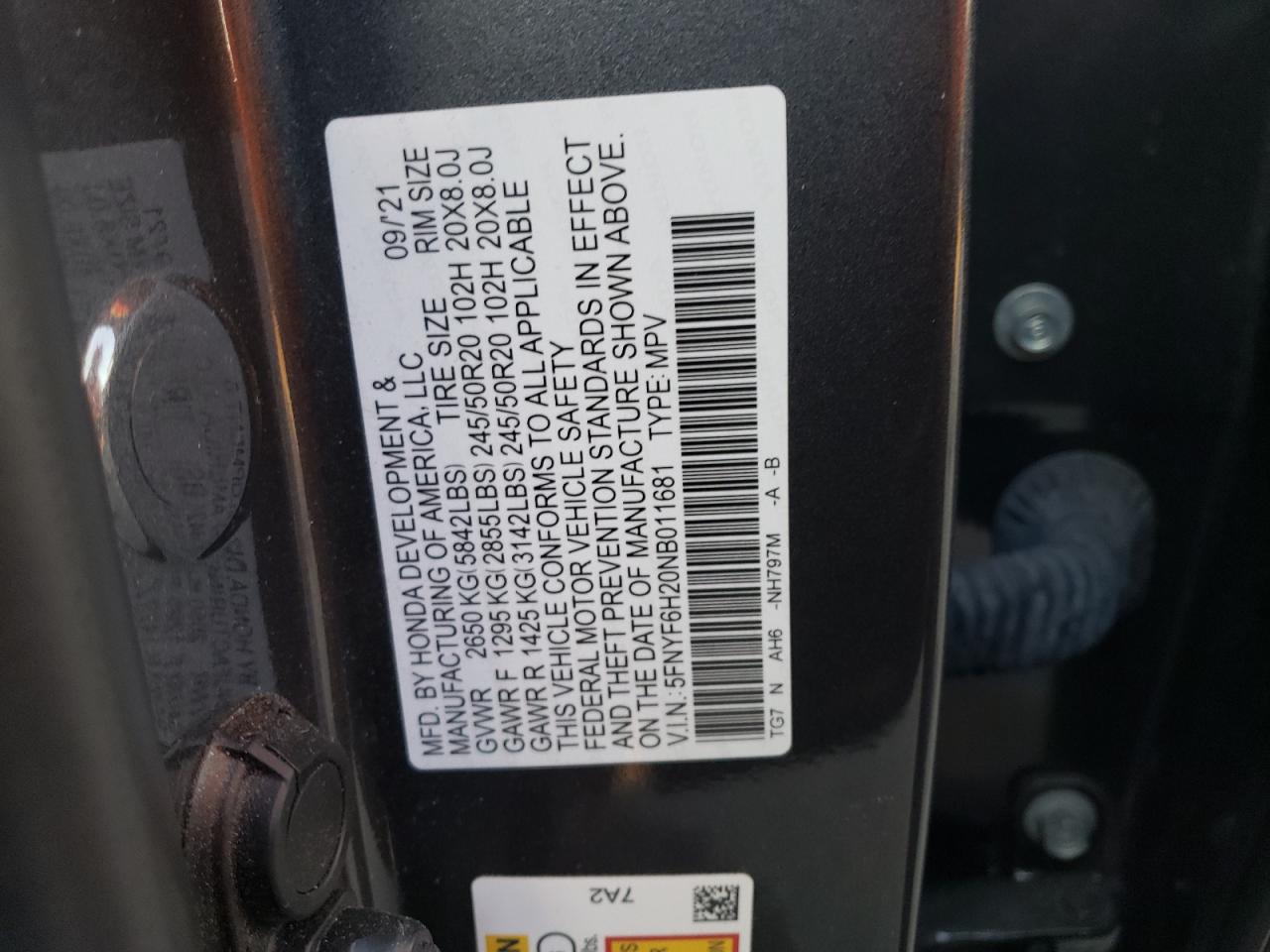 2022 Honda Pilot - Image 14