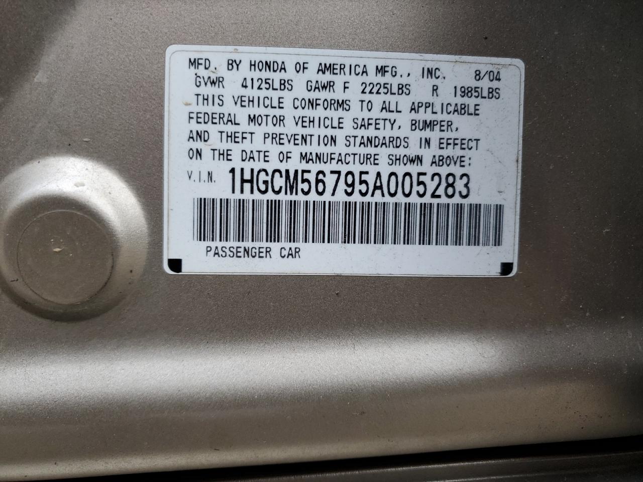 2005 Honda Accord - Image 14