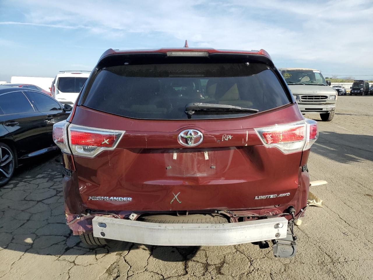 VIN 5TDDKRFH5FS116474 2015 TOYOTA HIGHLANDER no.6