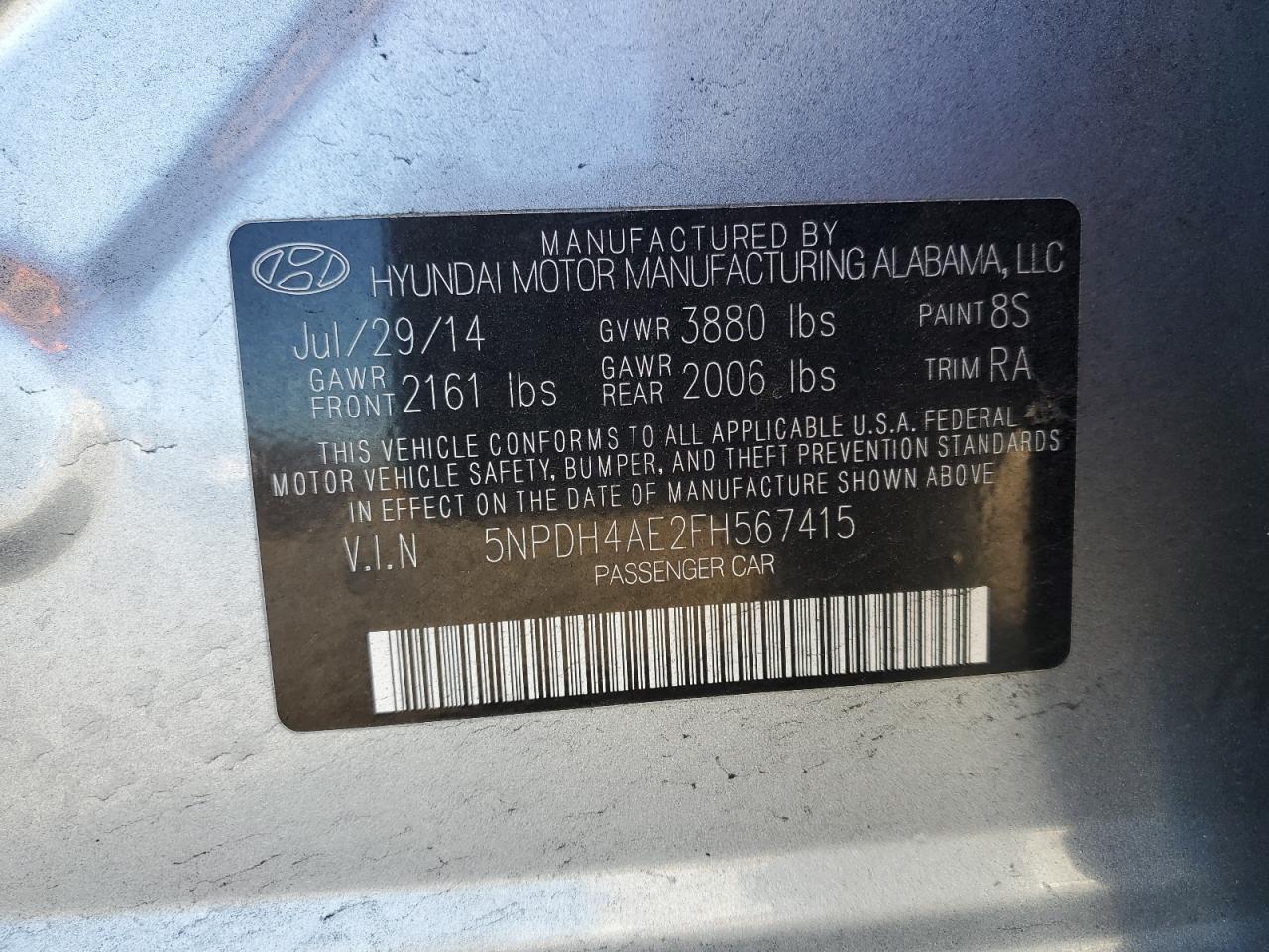 2015 Hyundai Elantra - Image 12