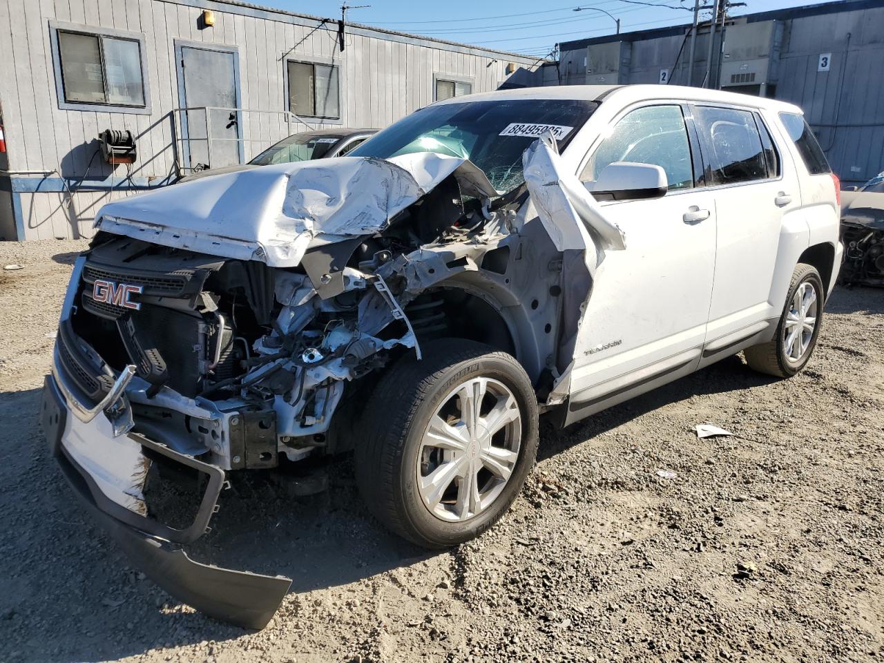 2017 GMC Terrain Sle white null flexible 2GKALMEK8H6353431 photo #1