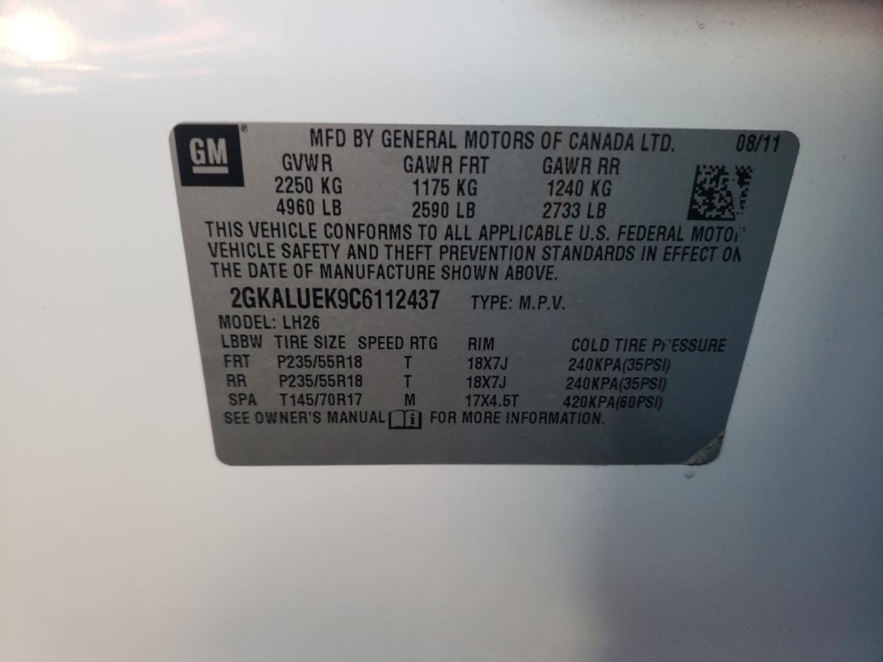 2012 GMC Terrain - Image 13