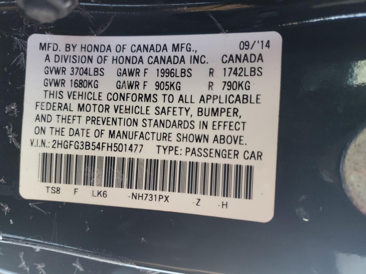 2015 Honda Civic - Image 12