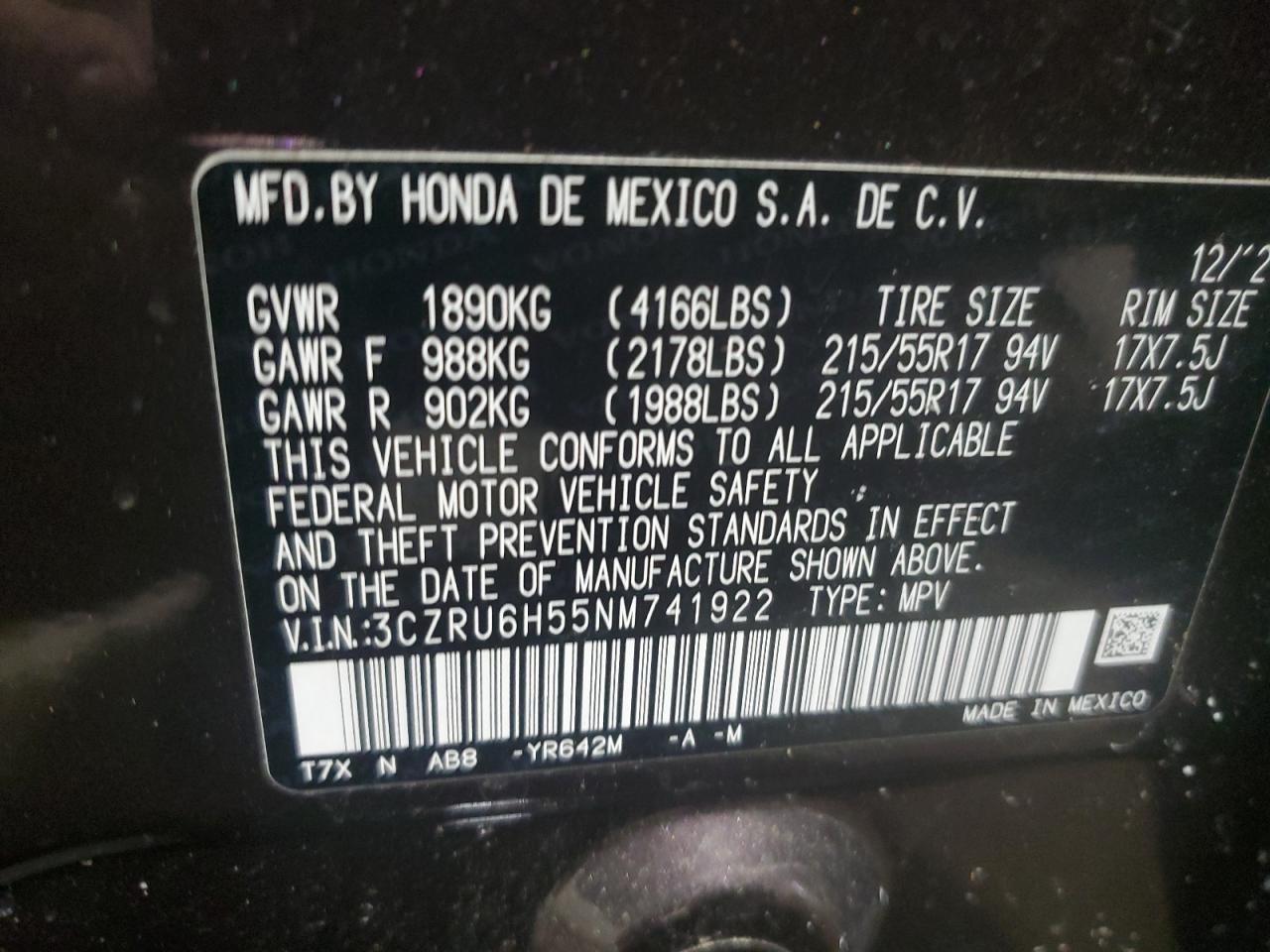 2022 Honda HR-V - Image 13