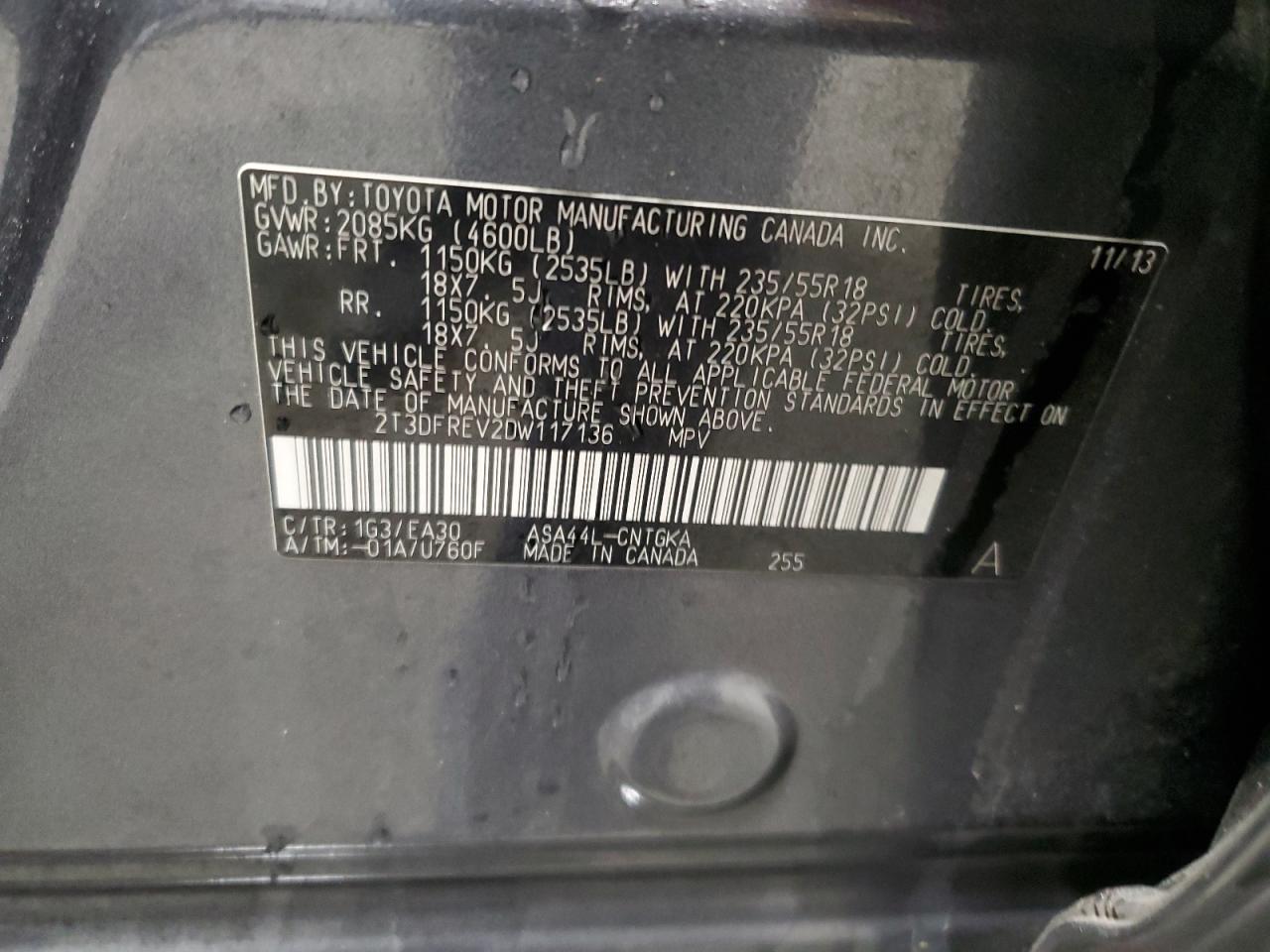 2013 Toyota RAV 4 - Image 14