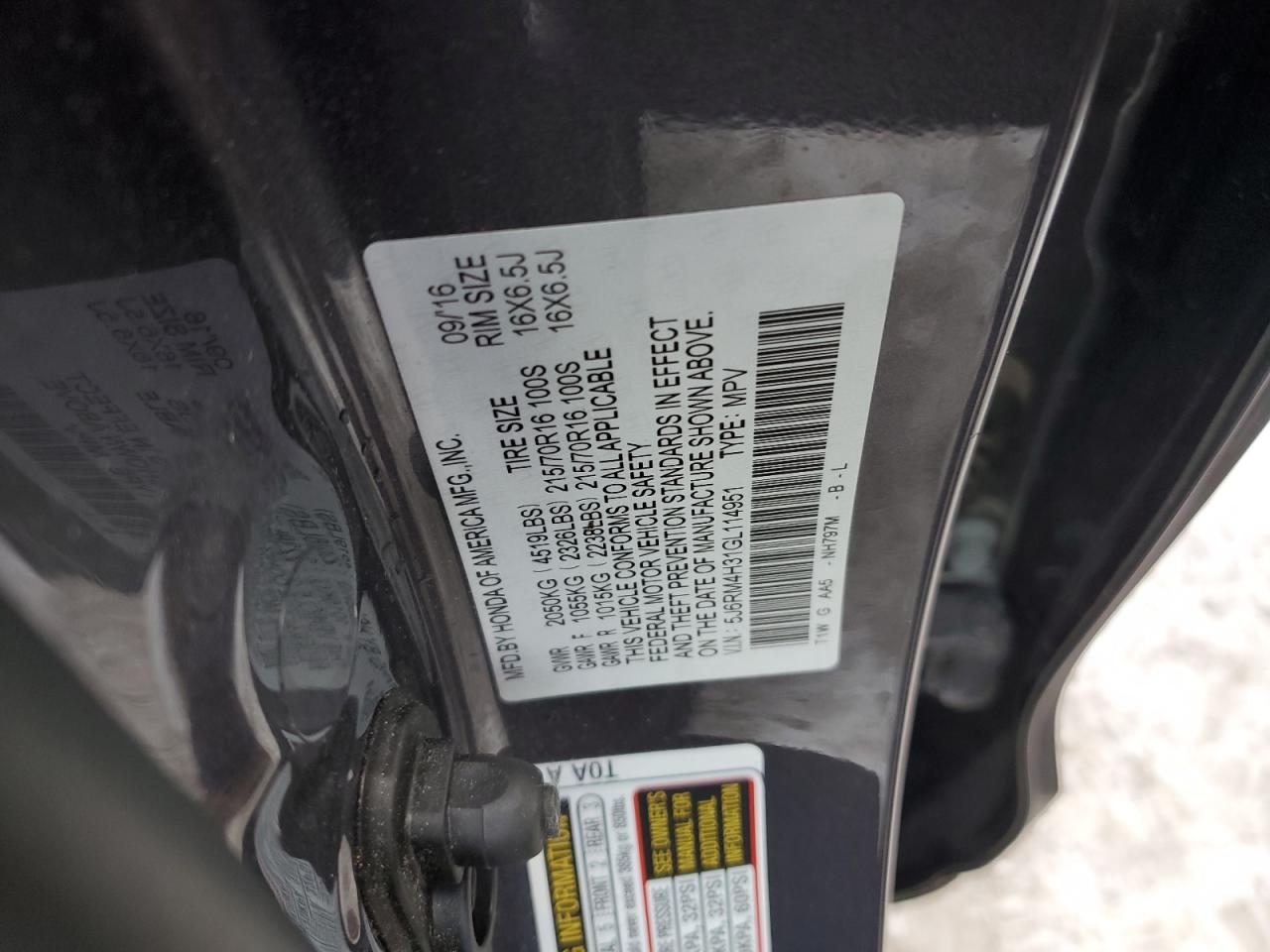 2016 Honda CR-V - Image 14