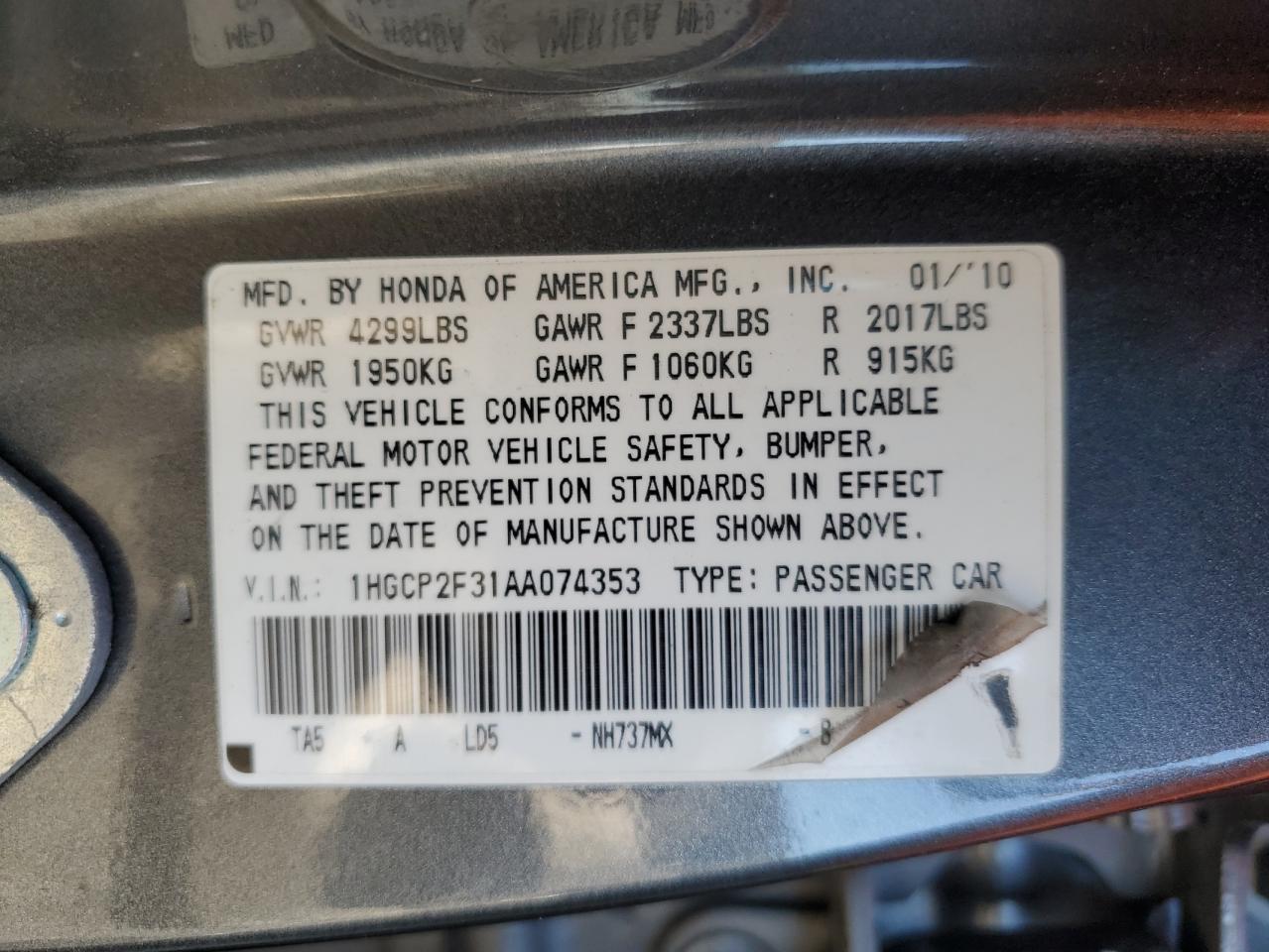2010 Honda Accord - Image 14