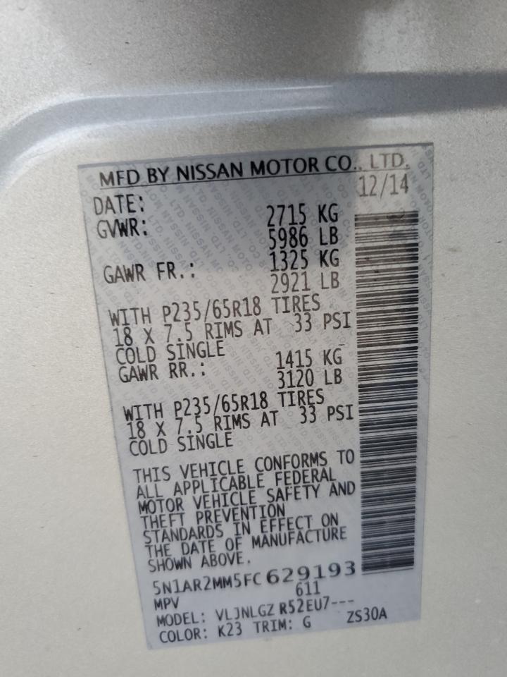 2015 Nissan Pathfinder - Image 13