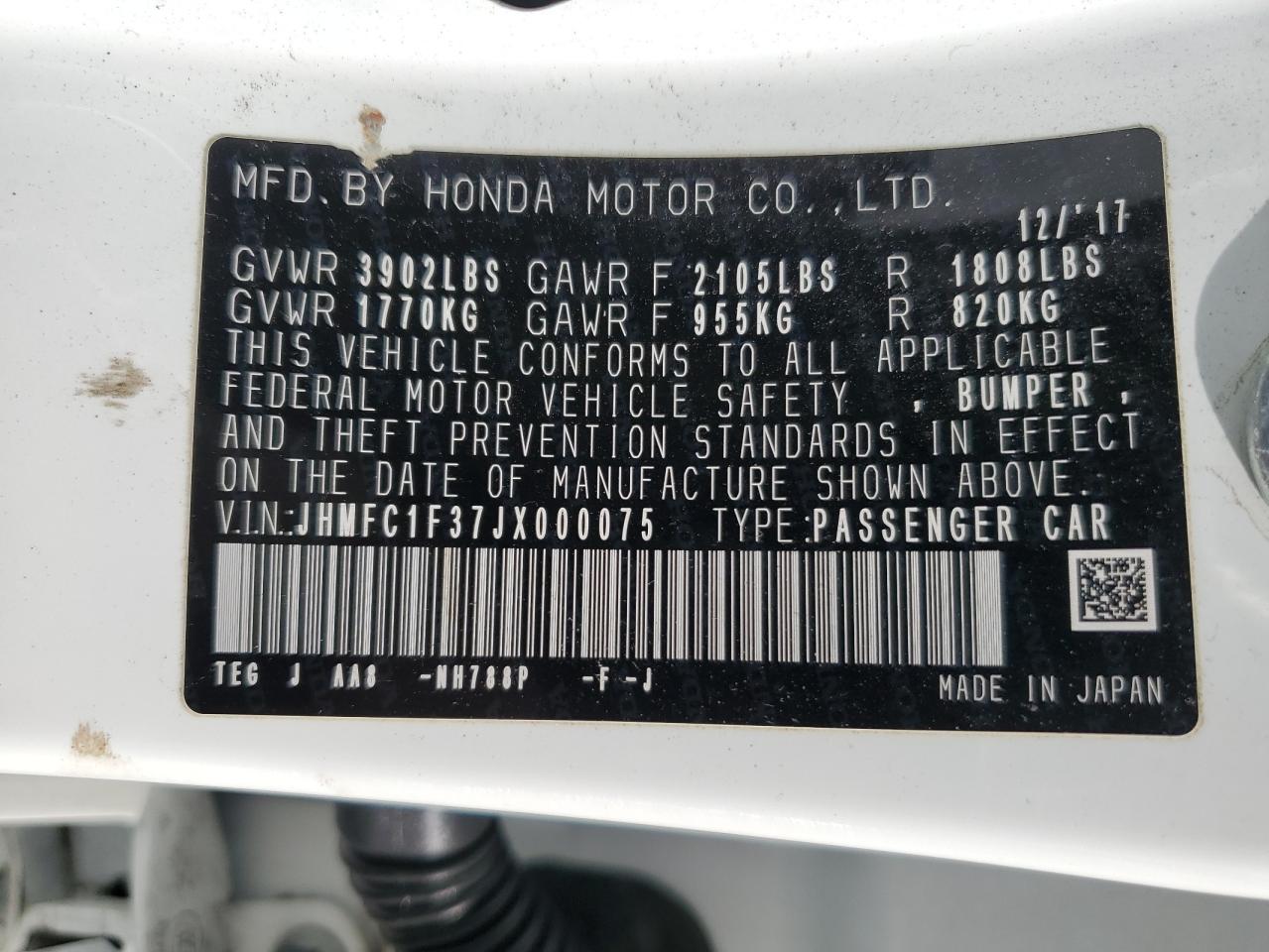 2018 Honda Civic - Image 13